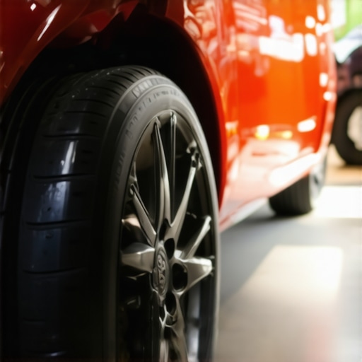 Auto repair technician using diagnostic tools on vehicle's brake and transmission systems