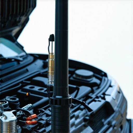 Using a Borescope for Better Vehicle Inspection A person inspecting car engine with a compact borescope