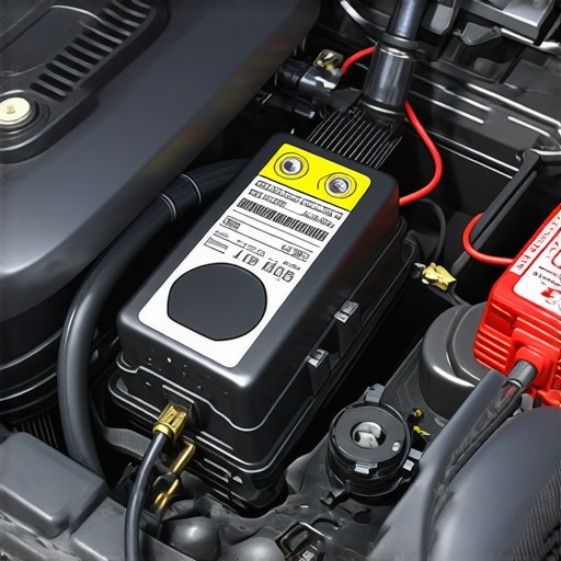 Resetting Car Engine ECU Car engine ECU being reset during maintenance