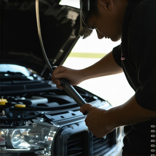 The trick to opening a hood with a broken release cable