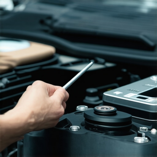 Using a screwdriver to diagnose engine ticking noises