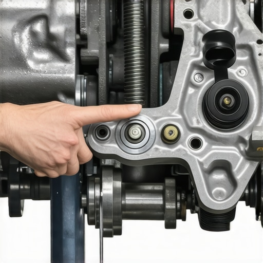 Internal Strut Valve Degradation Comparison Mechanic comparing old and new strut hydraulic fluid and valves