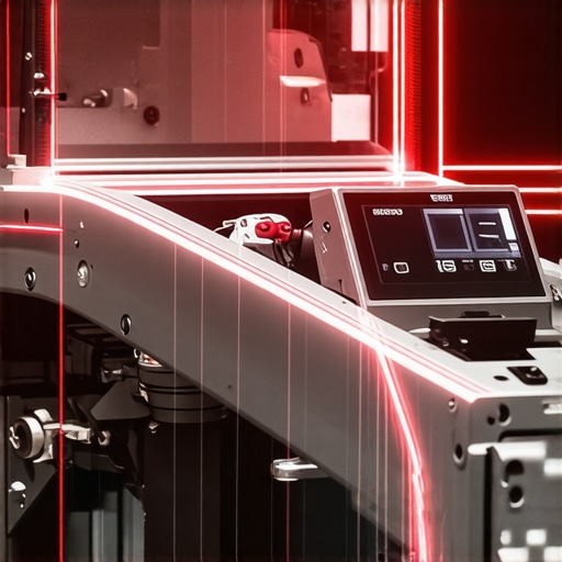 Precision Laser Frame Measurement System A laser system measuring a car frame for structural accuracy after a collision.