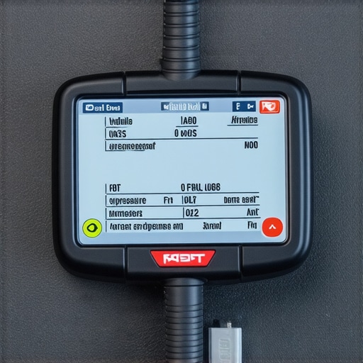 Professional ABS system diagnostic using a scan tool A mechanic diagnosing an ABS module to clear trapped air from brake lines.