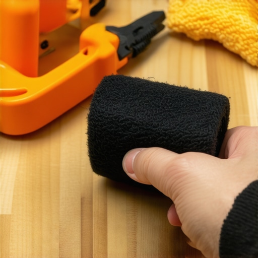Professional Interior Repair Tools Close up of PET fleece tape and nylon pry tools for car interior repair