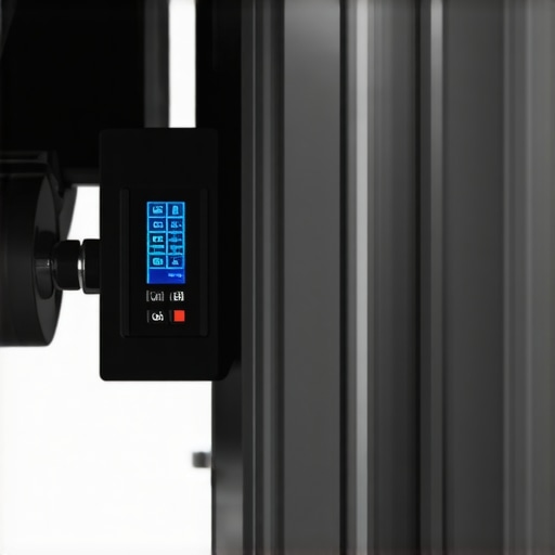 Digital camber gauge mounted to a car wheel hub to measure suspension angles