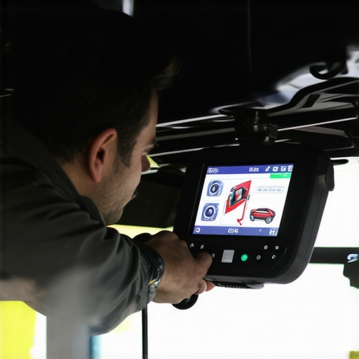 Using an Endoscope for Car Leak Detection A digital borescope camera being inserted into a sunroof drain to find a blockage.