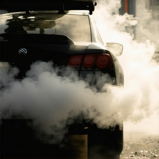 Why your car produces a lot of steam from the tailpipe in summer